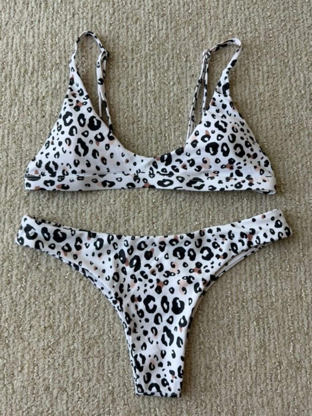 Leopard Print Bikini Set